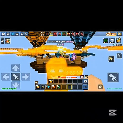 CRACK BHAI😭 #blockmango #bedwars #funny