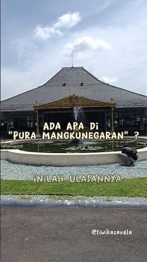 What's Happening at Mangkunegaran Palace? #history #surakarta
