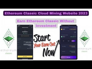 ethereum classic mining | New Free Cloud Mining website | REAL