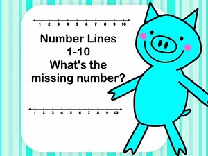 Number Line 1-10 Missing Number