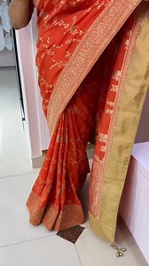Bridal Muga Silk Khaddi Saree 🩷 | Mimosa Boutique