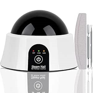 Gel Polish Remover Machine Set, Nail Steamer Gel Removal Gel Nail Polish Remover for Acrylic Nail, Acetone Steamer Acrylic Nail Remover Steam Off Gel Nail Remover Machine with Pusher Tools