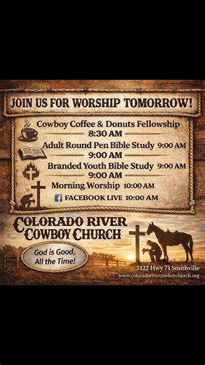 Colorado River Cowboy Church on Reels