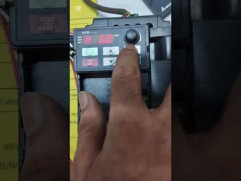 Delta VFD 3-Wire Control | Wiring & Parameter Setup ⚡ #Shorts