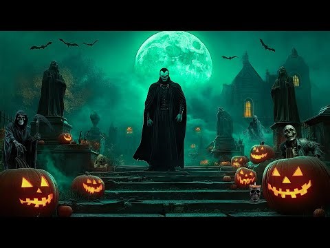 Best Relaxing Halloween Music 2025 🎃 Dracula of the Haunted Graveyard 🧛‍♂️ Scary Ambience for Sleep