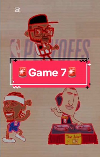 Game 7 Alert: NBA Playoffs Animation Highlights