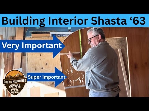EP 506 Interior rebuild on 1963 Shasta Compact Vintage Camper Traveling