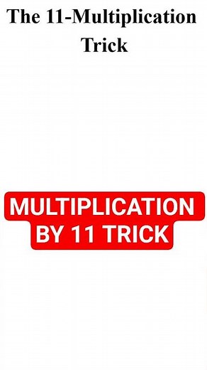Multiplication by 11 Trick