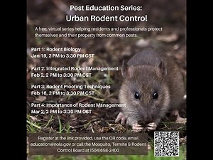 2023 Urban Rodent Control Series-The Importance of Rodent Management