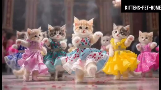 Adorable Kittens Dancing to Cute Beats
