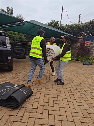 Part 2. Installing the carpet directly on top of the underfelt. Let's get started. More Magic is is coming. Consider working with our Young experts, give us referrals and let's fix your homes, offices, church pulpits, schools and all floor spaces. We're dedicated to delivering Excellent work. 📞0717074280 📍@RidgewaysMall
