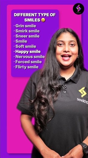 Types of Smiles in English 😁 | Grin, Smirk & Sneer