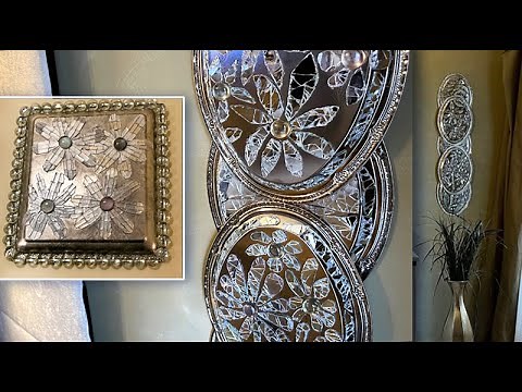 DIY Mirror and Mosaic Wall Art - Dollar Tree Project