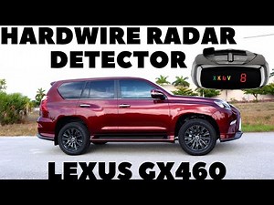 How to Hardwire Radar Detector Through Rear View Mirror On Your Lexus GX460!