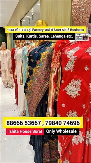 भारत की सबसे बड़ी Factory जहां से Start होते हैं Business #highlightsシ゚ #business #kurti #viral