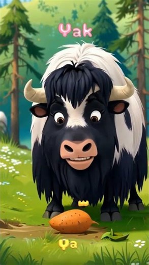 Y is for Yak – Yak Eats Yam 🐂🍠 | ABC Animals