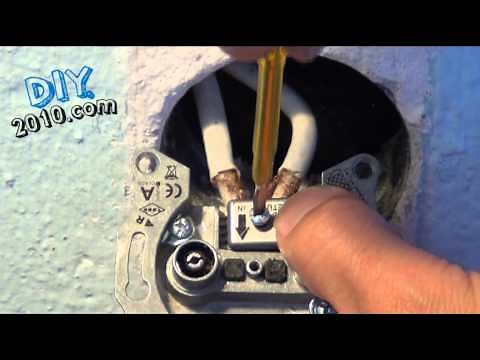 ΑΝΤΙΚΑΤΑΣΤΑΣΗ ΑΛΛΑΓΗ ΠΡΙΖΑΣ TV | Τοποθέτηση πρίζας τηλεόρασης στο τοίχο | Πρίζα τηλεόρασης σύνδεση