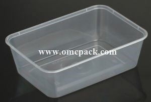 [Hot Item] PP Takeaway Container with Lid 750ml