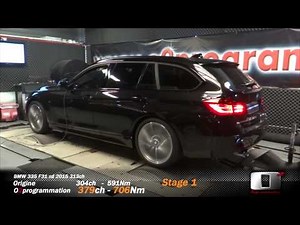 BMW F31 (F30) 335 XD 2015 313ch reprogrammation moteur 379ch o2 programmation stage 1