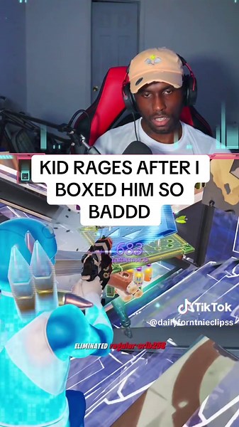 Kid rages after getting boxed badd #fortnite #fortniteclipz #tiktoklive #livehighlights