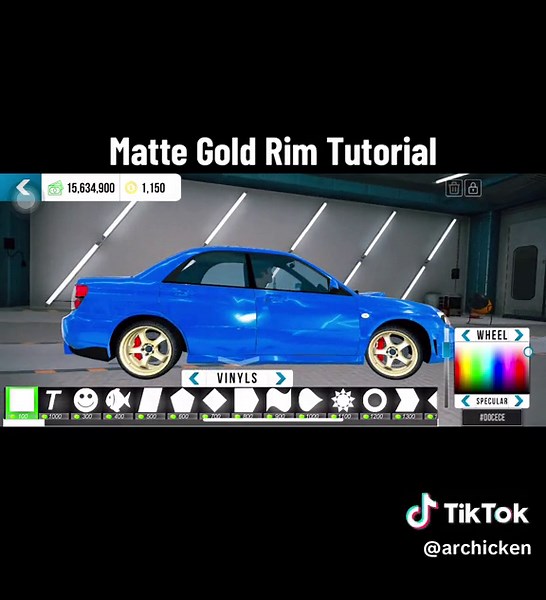 Matte Gold Rim Tutorial for Toyota GT86, Subaru, and JDM Cars