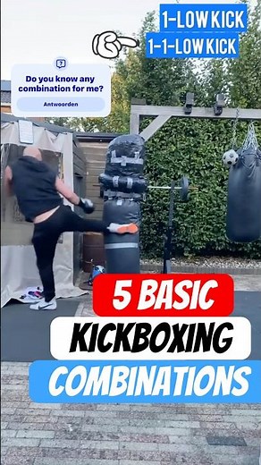 5 kickboxing combinations for beginners