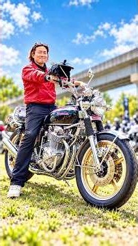 「この色、嫁さん仕様です。」CB750Four K2をここまで仕上げた理由【珍しい“かち上げモナカマフラー】#norikh250