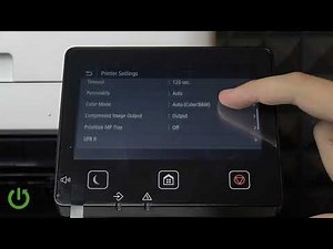 CANON i-SENSYS MF657Cdw – How to Change Color Mode in Printer Settings