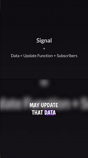 What's a Signal? 🤔 #javascript