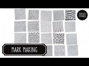 Simple Mark Making Techniques Drawing