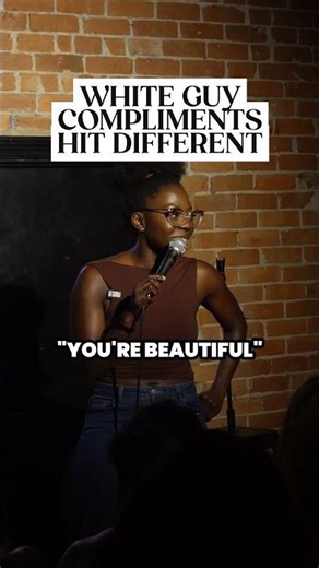 White guy compliments hit different | Anisa Nandaula #comedyvideos #funny #comedyshorts #standup