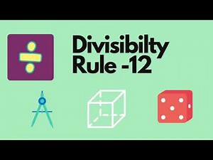 Divisibility rule of 12