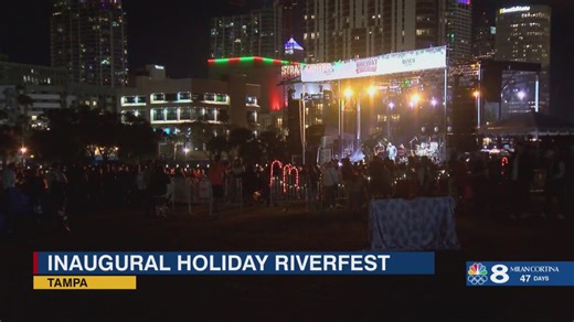 Inaugural Holiday Riverfest held in downtown Tampa