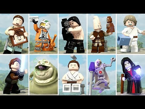 All Character Idle Animations in LEGO Star Wars: The Skywalker Saga (Part 1)
