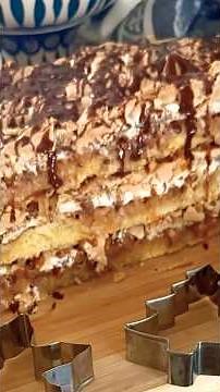 Christmas Apple Pie w/ Nutty Meringue & Caramel| Świąteczna Szarlotka z orzechową bezą i kajmakiem