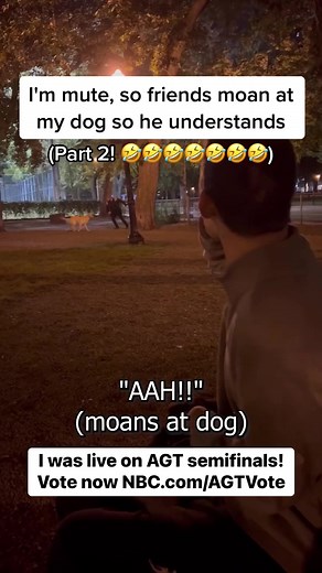 265K views · 15K reactions | Weird guy from #agt moans at dog | Ahren Belisle Comedy | Facebook