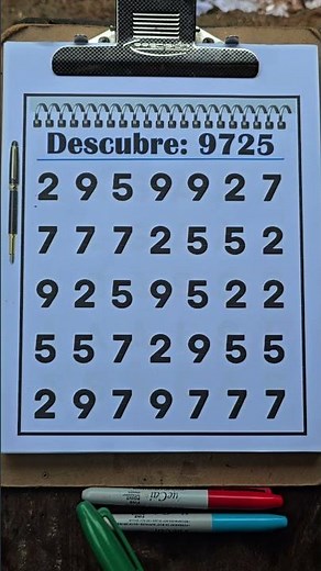 🚀 Test your visual acuity by locating the hidden number 💡
