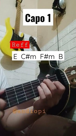 Tulus - 1000 Tahun Lamanya - Tutorial Gitar #shorts