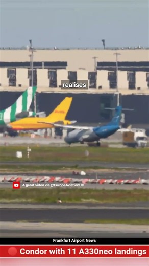 Frankfurt’s Floating Freighter! (ATR Long Float and Bounce Landing into Germany)