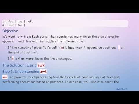 Comparing Character Occurrences in Bash: Adding Conditional Pipe Characters to Text Files