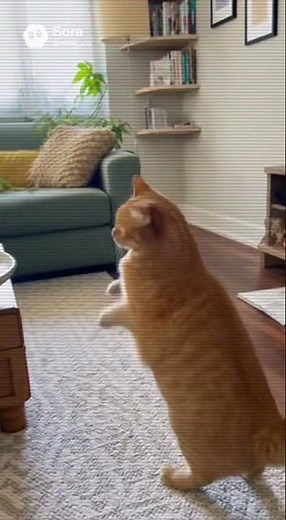 CCTV Captures Cat Fighting a Ghost 👻😹 | Funniest Paranormal Cat Video Ever! 😂 #Shorts