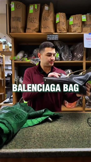 Leather Repair - Shoes, Bags & More | We’ve been getting a lot of custom requests lately. This one’s a little different. The original Python handles on this @balenciaga were... | Instagram