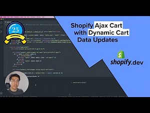 25 - Shopify Ajax Cart with Dynamic Cart Data Updates