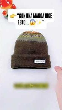How to repurpose sweater sleeves to make a hat | clothing transformation #sewing