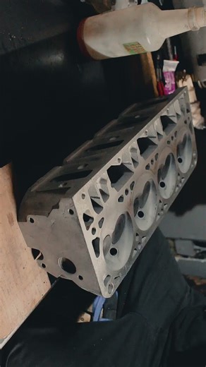 Installing intake and exhaust valves #CarCulture #LSNation #LSEngines #LSX #LS1 #LS2 #Vortec6000