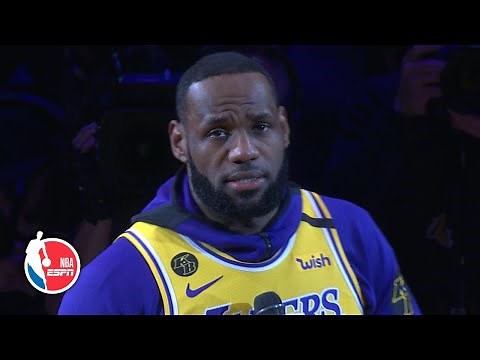 LeBron speaks from the heart to honor crash victims | Remembering Kobe