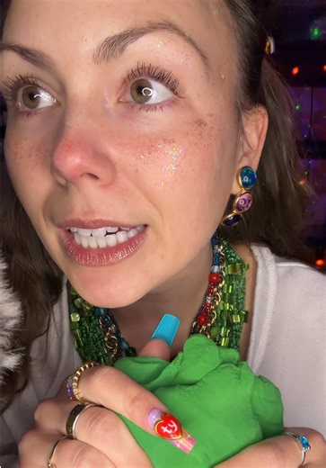 Trying out a new slime from @og slimes ☻ 💚 🫟 This Puffi slime is will be so good to play with in the car when we go on our road trip next month! Where do you think we are going?? Let me know below! This video is soft spoken with slime sounds and relaxing visual asmr for tingles, relaxation, sleep aid, and background noise. This is not an ad, simply a review of something new😊 #softspoken #asmrslime #slimeasmrvideo #slimereview #bestlifebybrooke