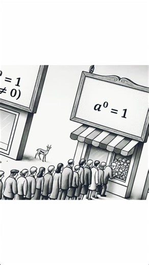 When Math Is Simple but Still Confuses Everyone 😅 | a⁰ = 1 #MathMeme
