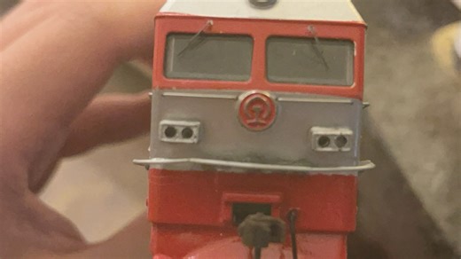 自制SS5火车模型