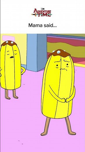 🎵Mama Said There'd Be Days Like This 🎵😬🍌 | Adventure Time | Cartoon Network | #shorts #kids #song